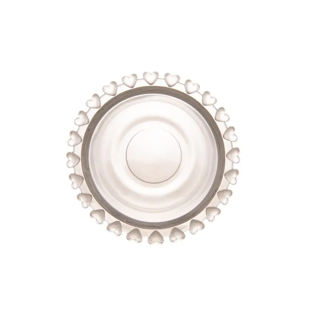 LYOR - Meleira de Cristal com Pegador Coração 9,5cm x 12cm - 1