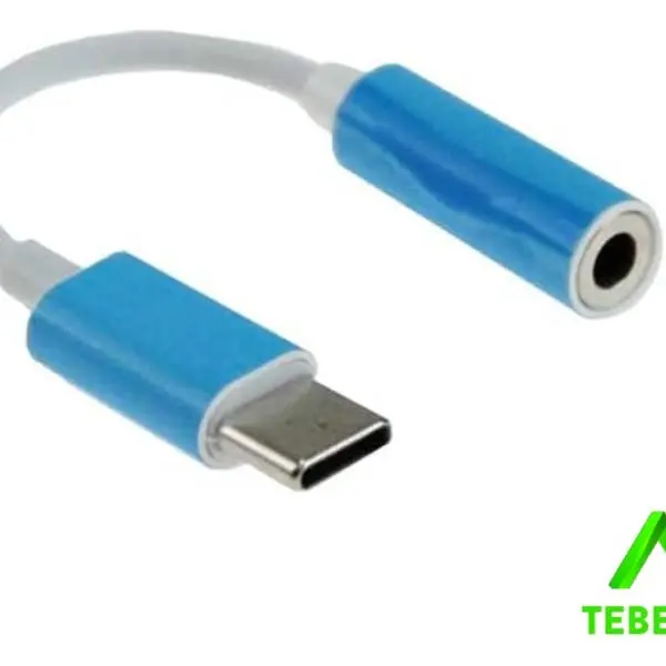 Cabo Usb Tipo C X Jack J2 4c - Fone + Microfone - Tebera - 1