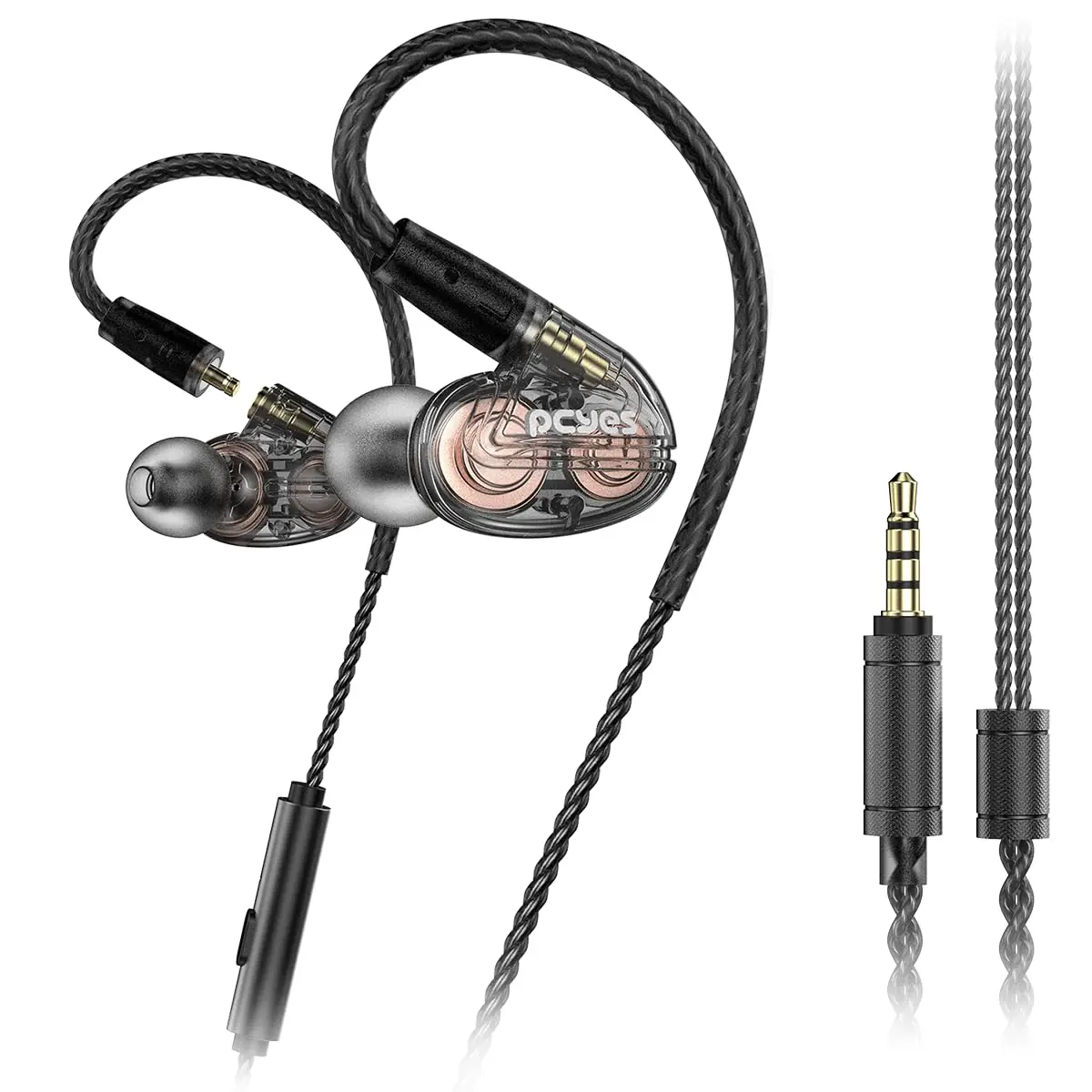PCYES Fone De Ouvido Gamer Kheper, 2 Drivers Dinamicos, Intra Auricular, P3 3,5mm, Cabo Destacável 1,6m - FPKH2DD