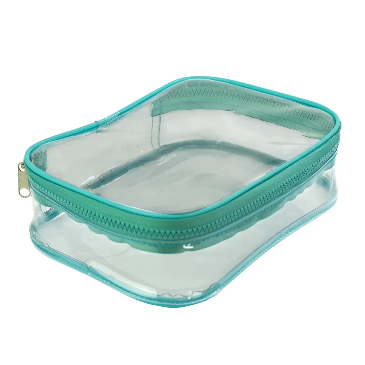 Estojo PVC, Baú, Verde Cristal, GG, Dac