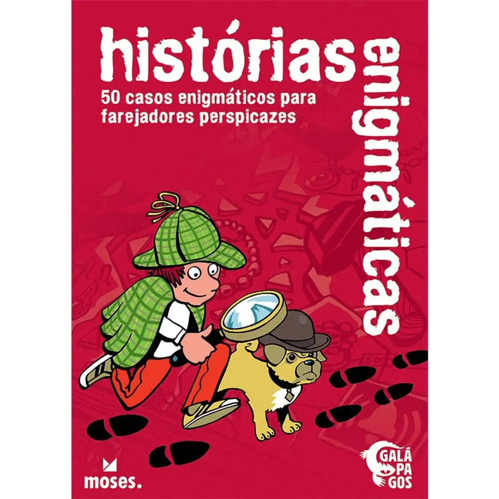 Galápagos, Histórias Enigmáticas (Red Stories), Jogo de Enigmas para Amigos, + 2 jogadores, 15 minutos por partida