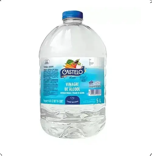 Vinagre De Álcool Transparente Castelo 5 Litros Original