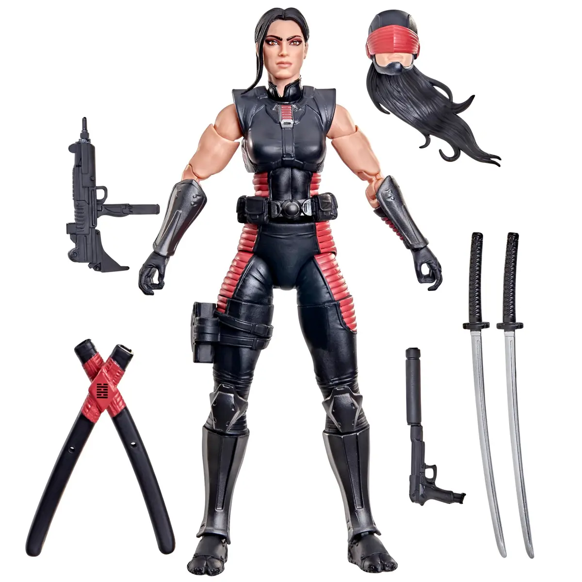 [G.I. Joe Classified Series 197, Snake Eyes (Dawn Moreno), Figura de Ação de 6 Polegadas]