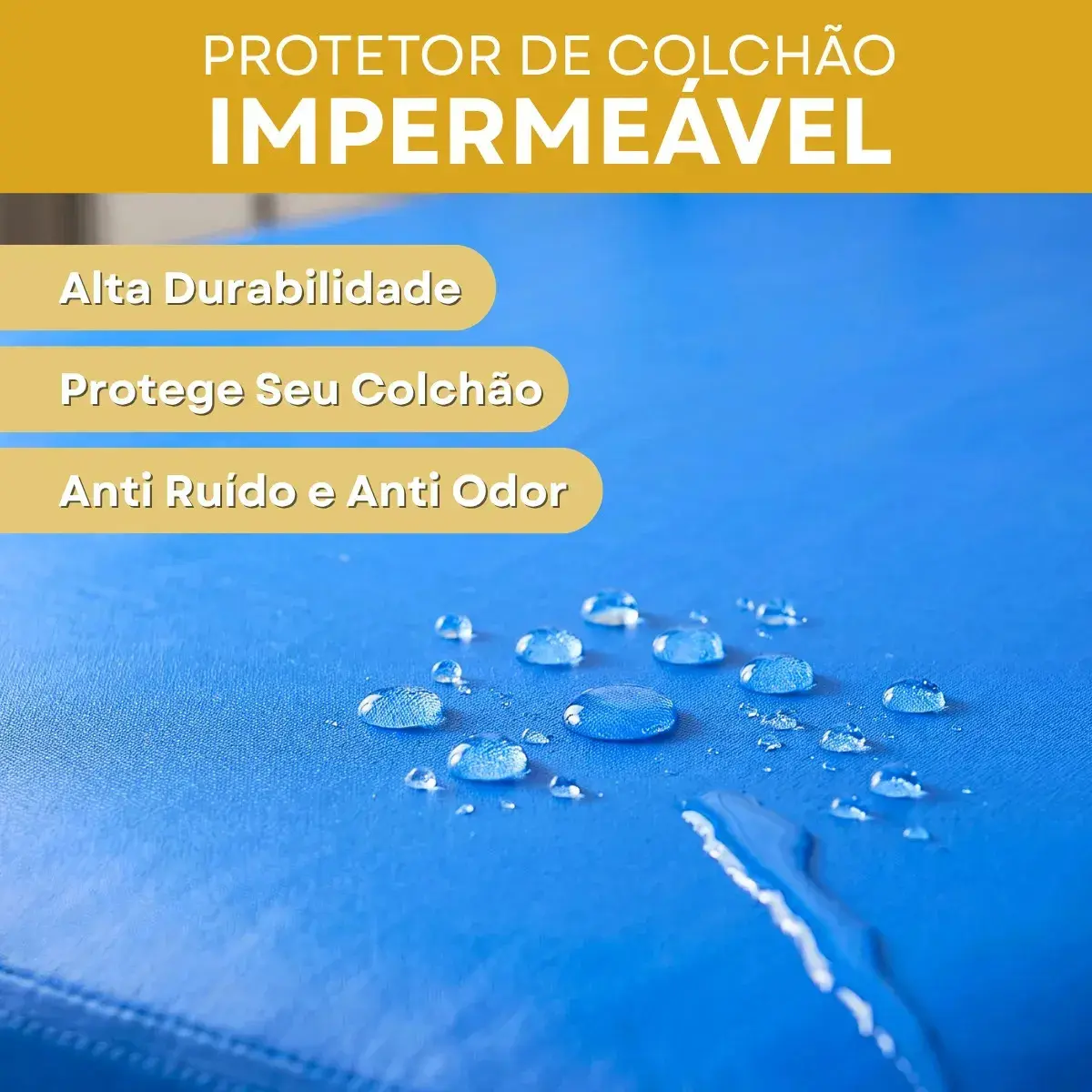 Capa De Colchão Impermeável Hospitalar Antialérgico Solteiro thumbnail 6