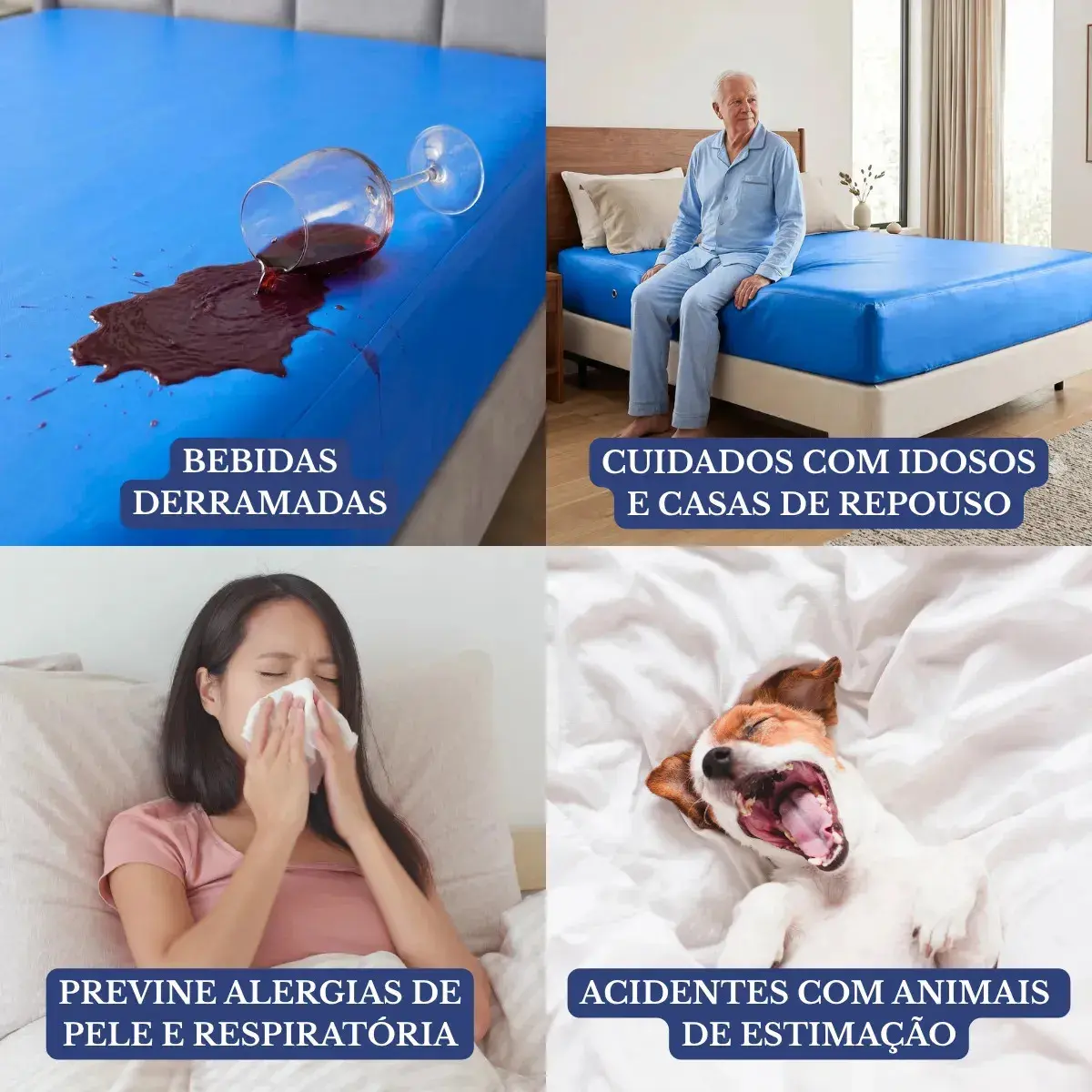 Capa De Colchão Impermeável Hospitalar Antialérgico Solteiro thumbnail 7