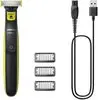 Aparador e raspador OneBlade com 3 pentes, à prova d’água, Bivolt - QP2724/10 Philips - 1