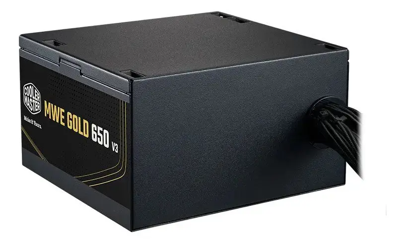 Fonte Cooler Master Mwe Gold 650 V3, 650w, Atx 3.1, 80 Plus Preto thumbnail 2