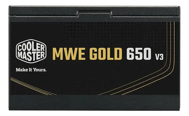 Fonte Cooler Master Mwe Gold 650 V3, 650w, Atx 3.1, 80 Plus Preto thumbnail 4