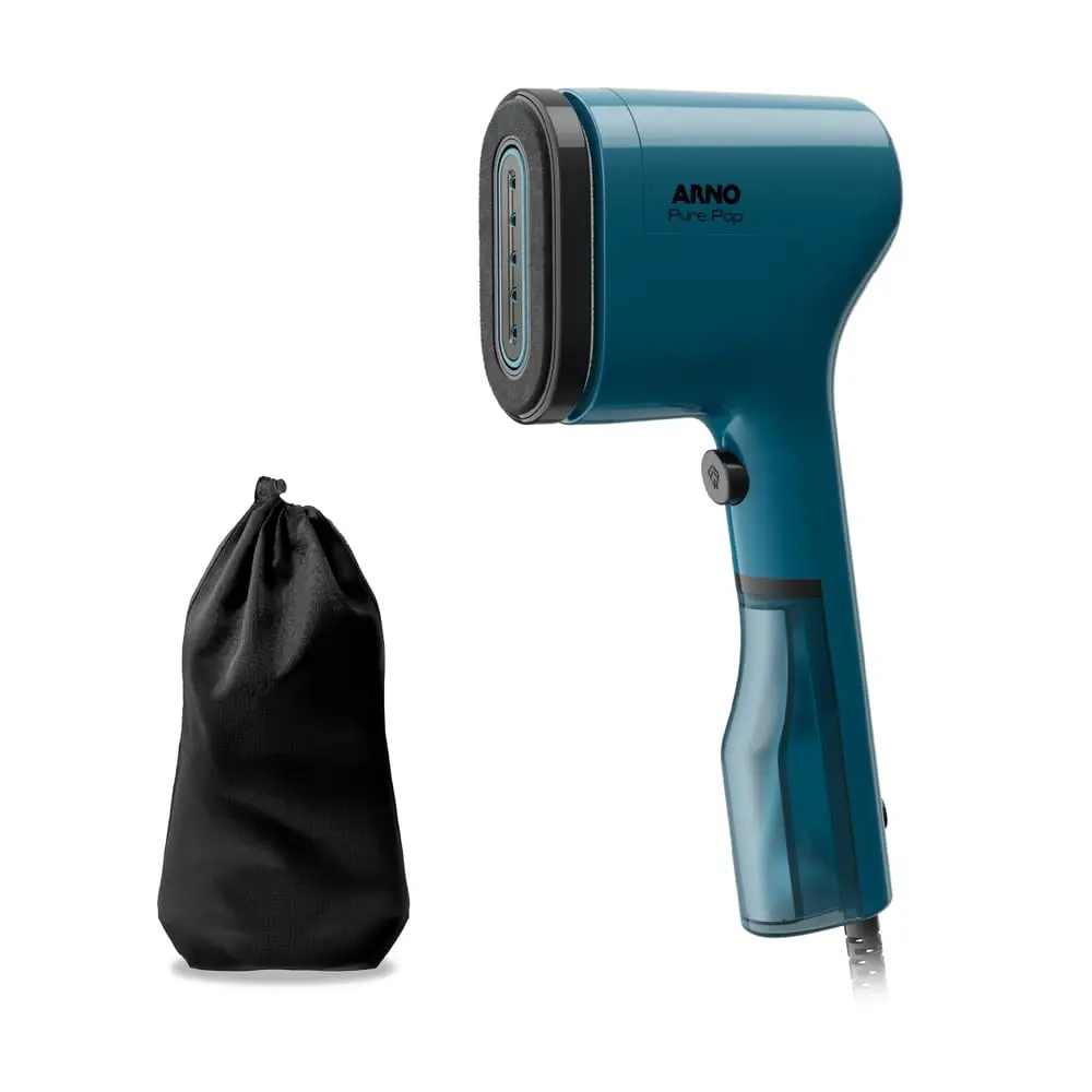Vaporizador de Roupas Arno Pure Pop Azul, Higieniza e Desodoriza, 1100W, Aquece em 15s, Portátil, HS20 110V - 1