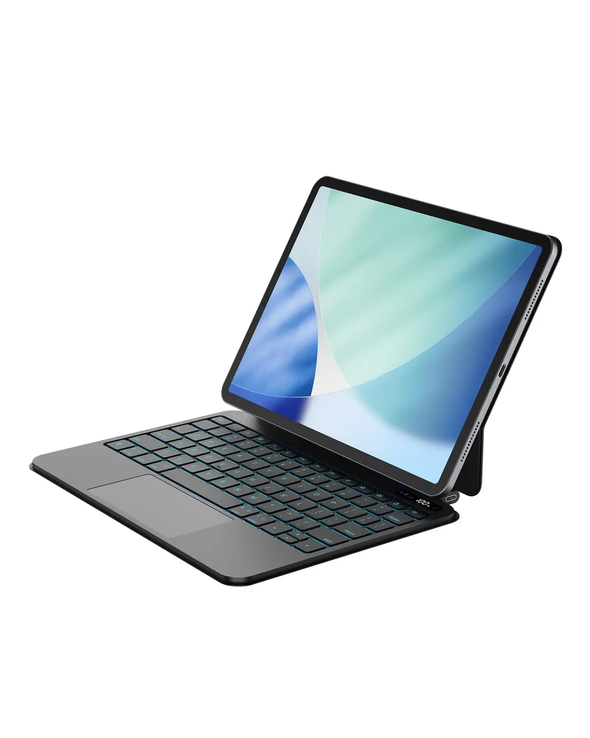 BETTDOW Capa com Teclado e Trackpad para iPad iPad Air 11 inch M3 2025/Air 6ª 11 polegadas M2 2024/iPad Air 4th/5th 10.9 inch & iPad Pro 11 inch (4th/3rd/2nd/1st Gen),Liga de alumínio de 585g