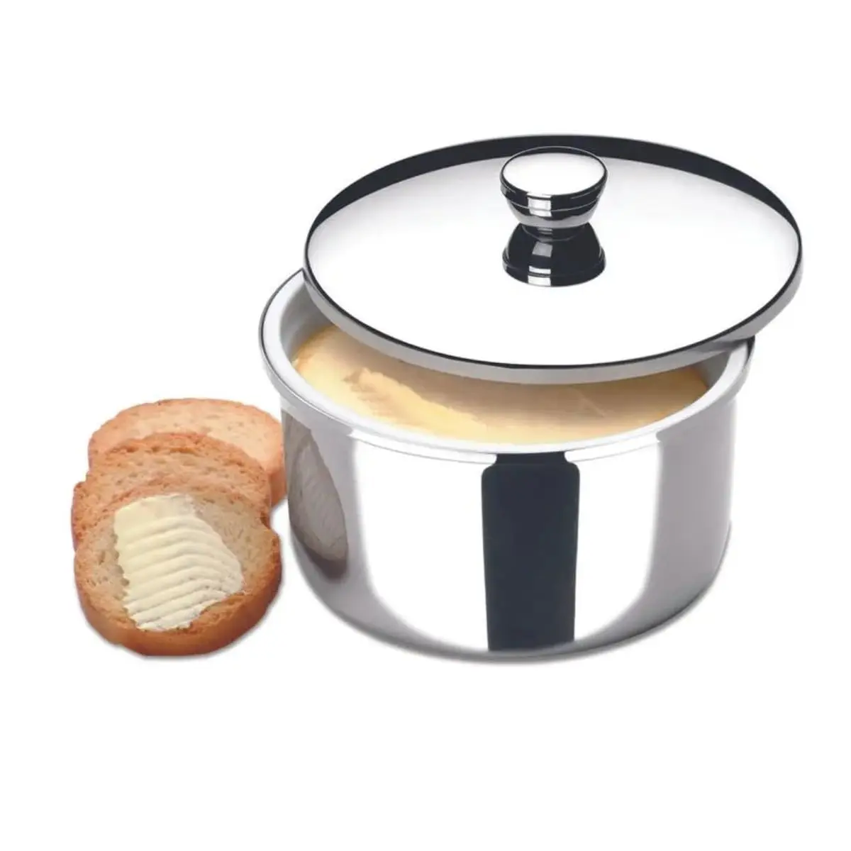 Brinox - Margarineira para Pote 250g Atina - Aço Inox
