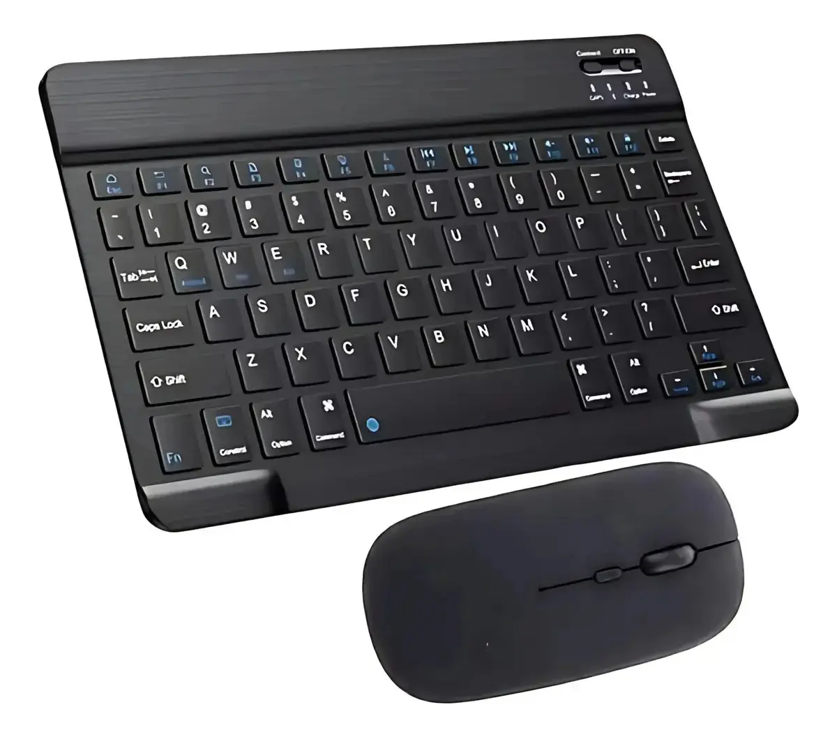 Kit Teclado E Mouse Sem Fio Bluetooth Tablet Compatível Com Android Ios E Windows Beexcellent