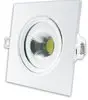 Spot Supimpa LED, Quadrado, Luz amarela 3000K, 5W, Bivolt, Avant, branca - 1
