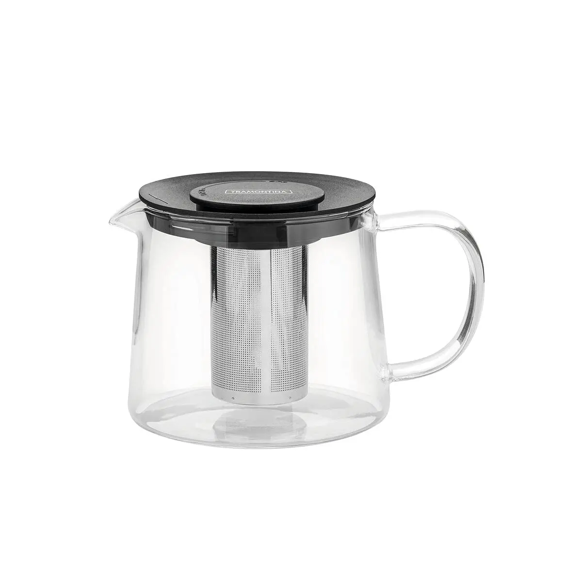Bule Conico Vidro Com Infusor 0,9 litros Tramontina - 1