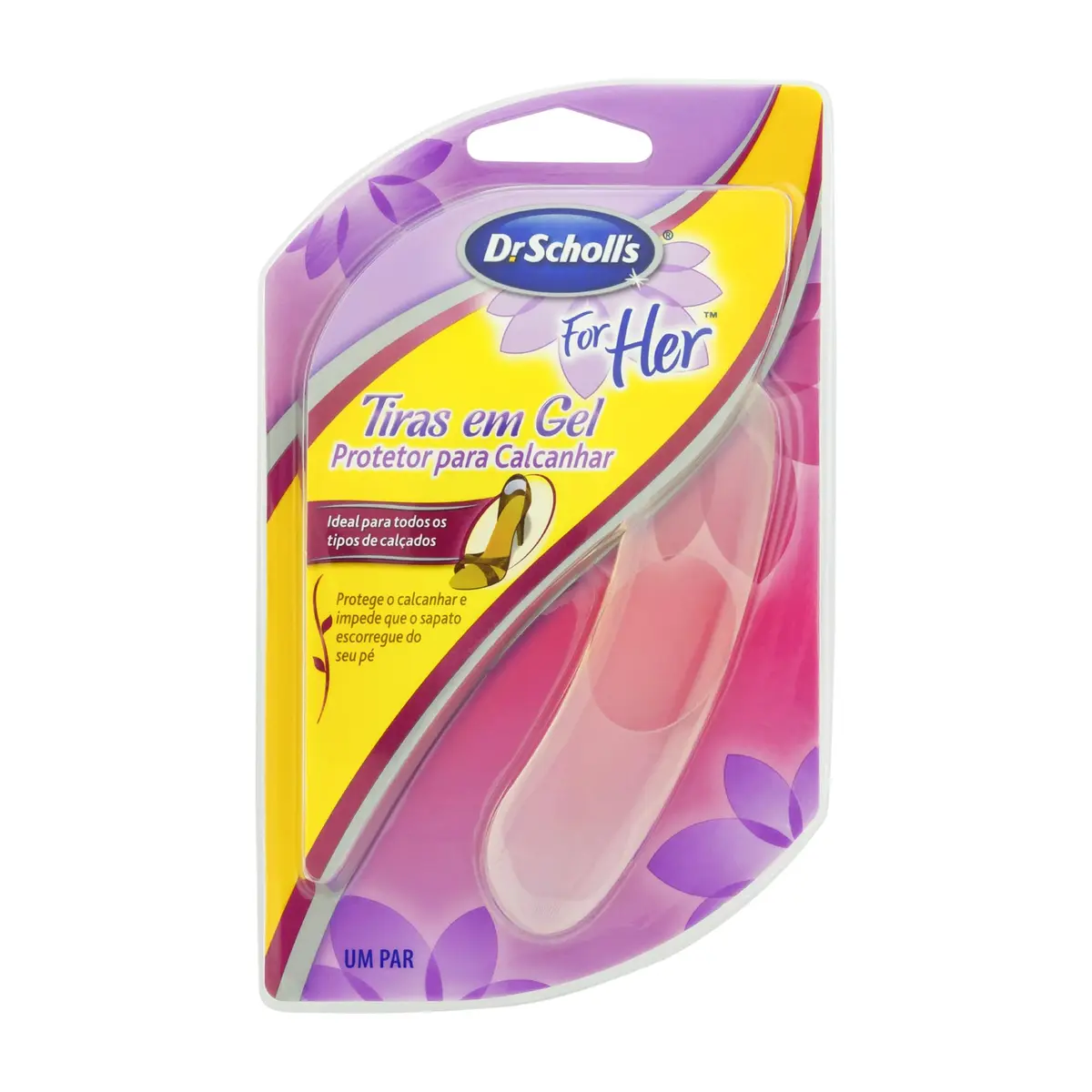 Protetor para Calcalnhar em Tiras de Gel Dr. Scholl’s – Conforto Antifricção, Ajuste Discreto e Toque Suave para os Pés