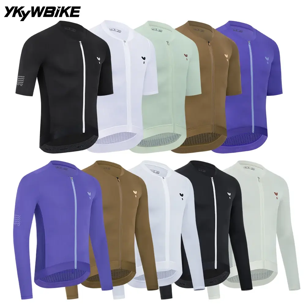 Ykywbike 2026 camisa de ciclismo masculina verão primavera camisa bicicleta estrada maillot pro equipe respirável roupas ciclismo
