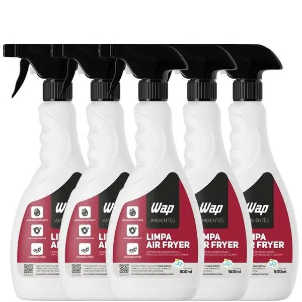 Kit 5 Limpa Air Fryer Limpa Facil Cozinha Fogão Eletrodomésti