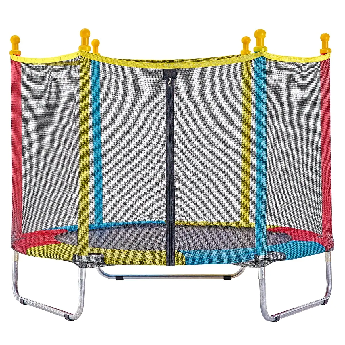 JUSTFUN, Cama Elástica Infantil 1,40M ou 1,80M Trampolim Infantil Cama Elástica Resistente Pula Pula Premium para Área Interna ou Externa Playground Brinquedo Diversão para Crianças Brincar - 1
