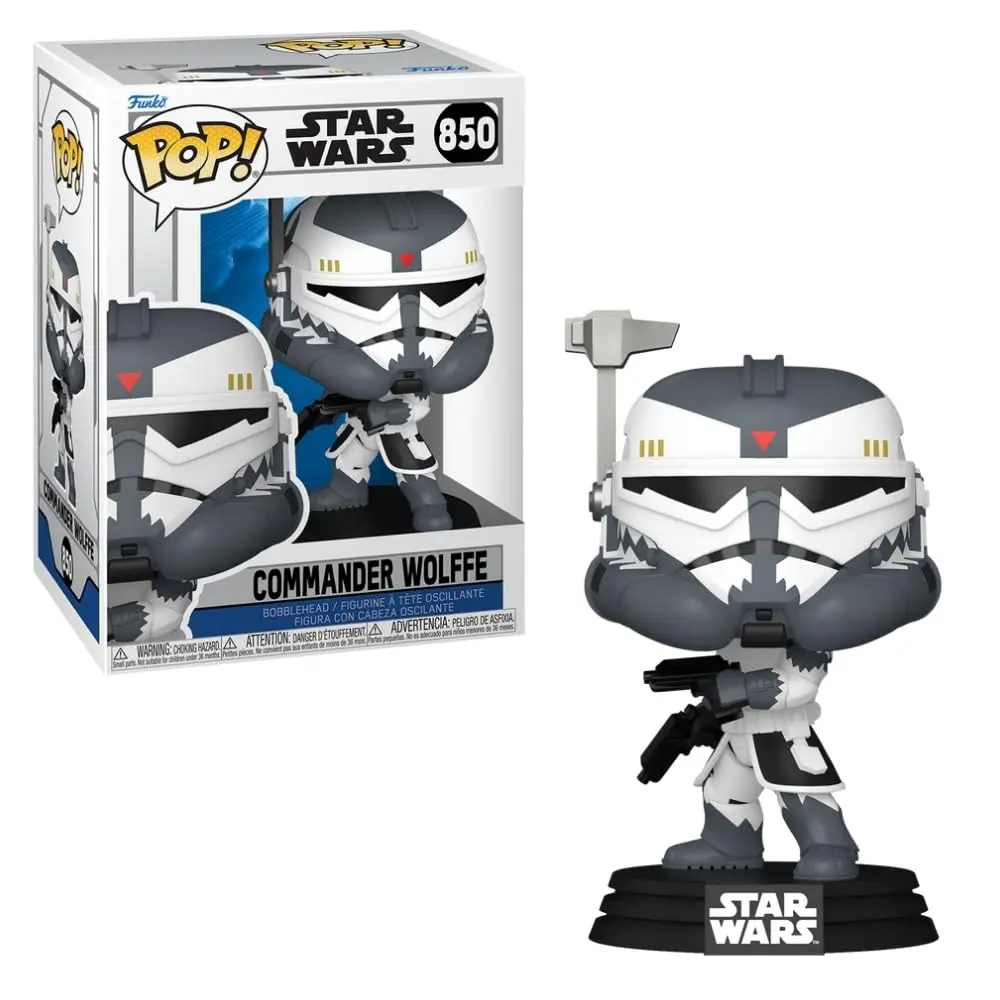 Candide, Boneco, Funko POP! Comandante Wolffe, Star Wars | Figura em Vinil, Miniatura de Personagem, Aproximadamente 12 cm de Altura