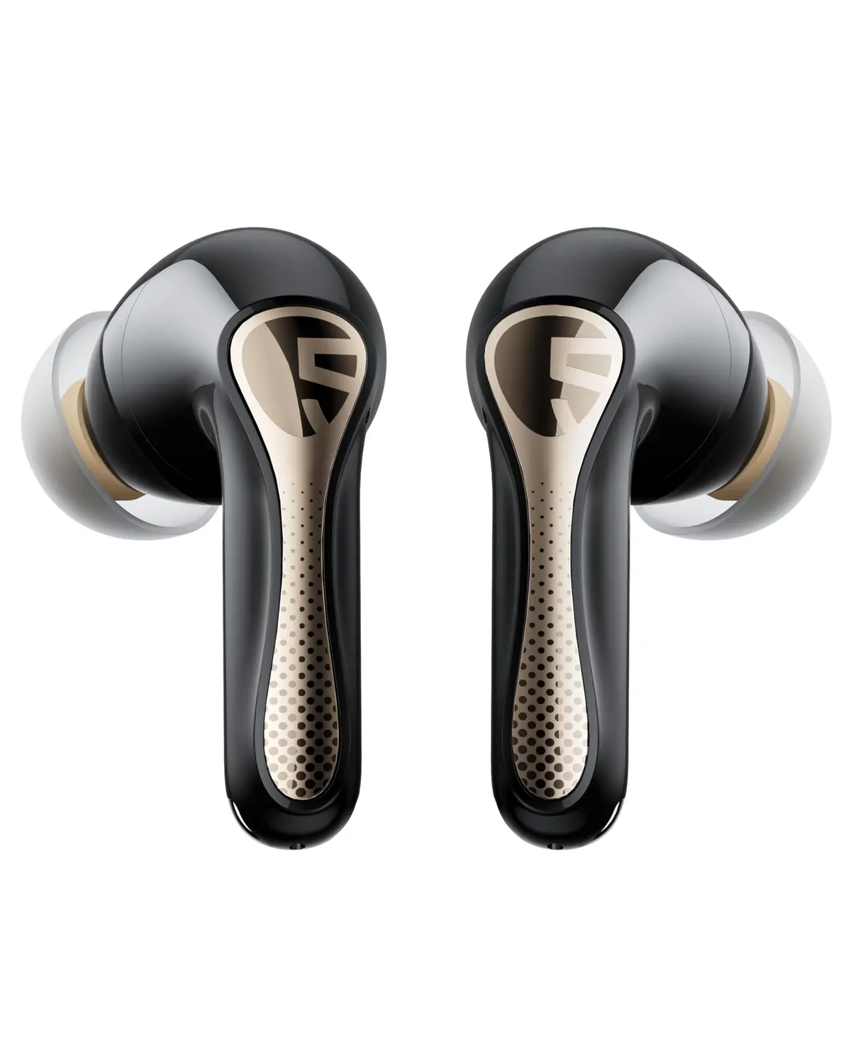 SOUNDPEATS Air5 Pro+ Earbuds BT5.4 55dB ANC, Som Hi-Res com LDAC | aptX Lossless, 6H/30H Bateria, IPX5, Chip QCC3091, Conectividade Dupla, APP