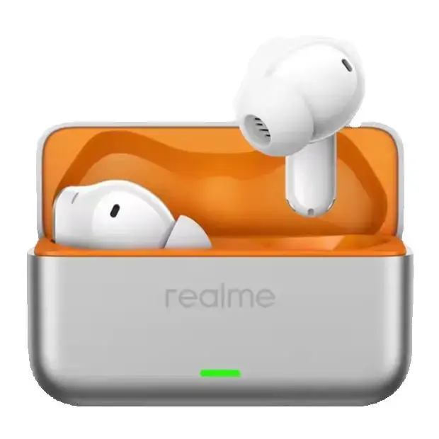 Auscultadores - realme Buds T500 Pro, cancelamento de ruído ativo de 50dB, 6 microfones com IA, Bluetooth 6.1 multiponto, tradutor de IA 30+ idiomas, bateria de 56h, IP55