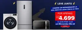 Na compra de um refrigerador ou Lava e Seca LG , leve um Micro-ondas LG 30L por apenas R$0,01! - 1