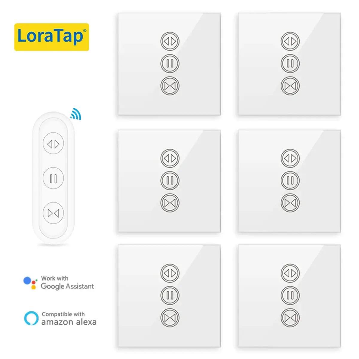 Tuya Smart Life Curtain Switch, Controle Remoto, Blinds Engine, Obturador de rolos, RF, WiFi, App Timer, Google Home, Aelxa, Echo, Alice Voice - 1