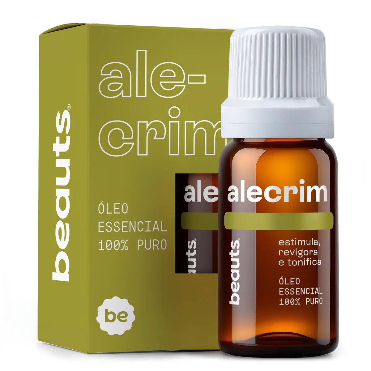 Óleo Essencial de Alecrim para Cabelo Beauts 10ml – 100% Natural e Puro – Óleo Capilar para Couro Cabeludo e Cuidados com os Fios – Uso em Massagem Capilar e Aromaterapia