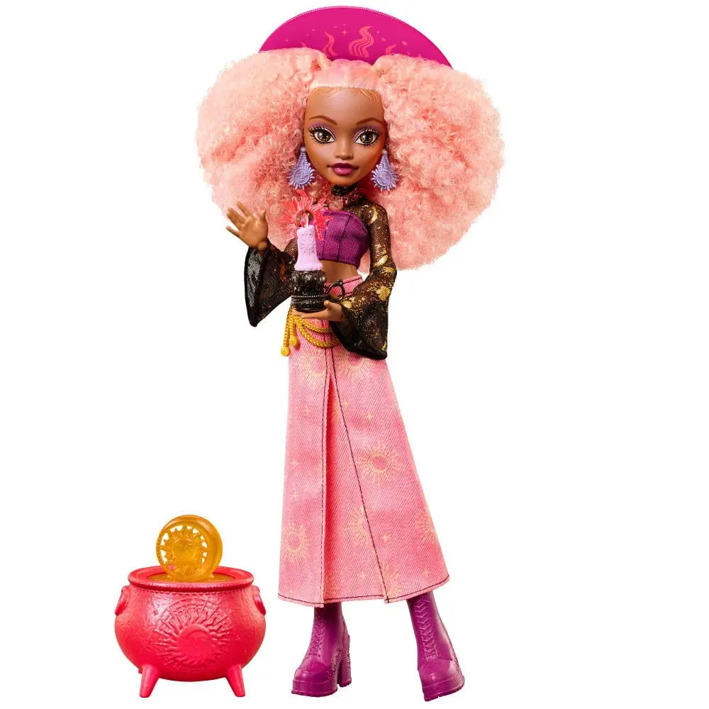 Monster High Boneca Rae Lumina 4Y+, Rosa, Plástico, Mattel