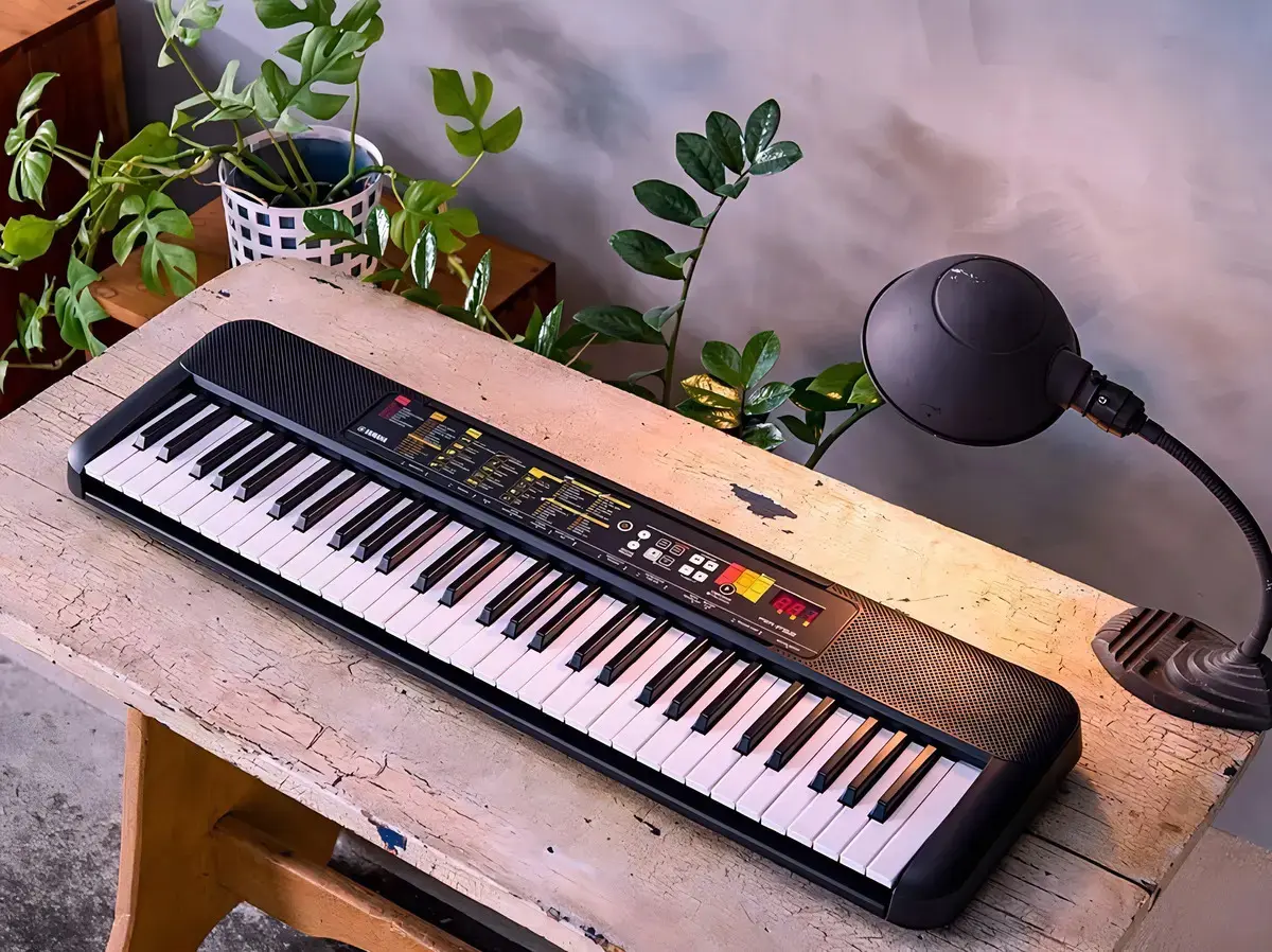 Teclado Musical Yamaha F52 Psr-f52 61 Teclas 136 Timbres Cor Preto thumbnail 3