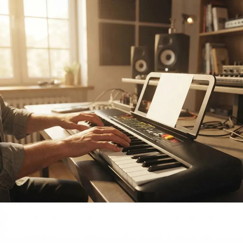 Teclado Musical Yamaha F52 Psr-f52 61 Teclas 136 Timbres Cor Preto thumbnail 6