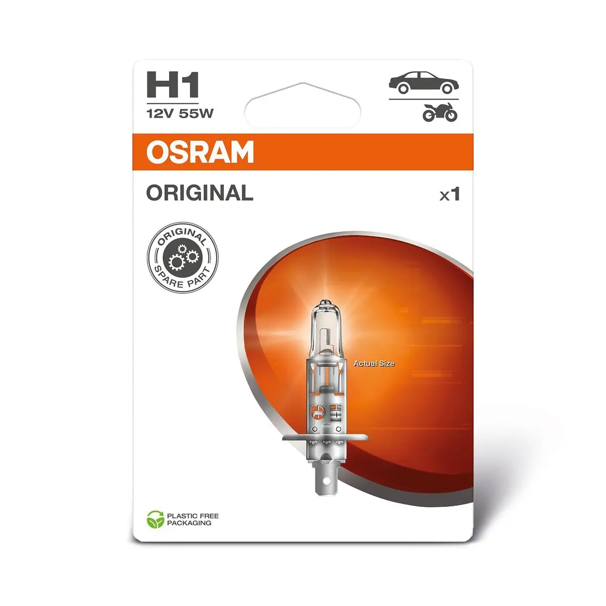 Lâmpada OSRAM Standard original 64150 H1 - Blister 1 - 1