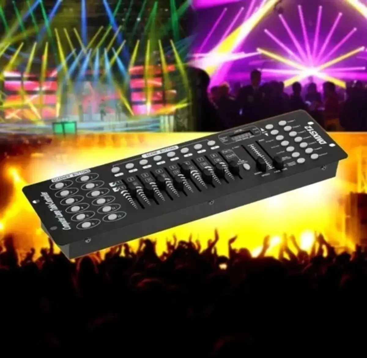 Mesa Controladora Dmx 192 Canais Efeito De Luz thumbnail 3
