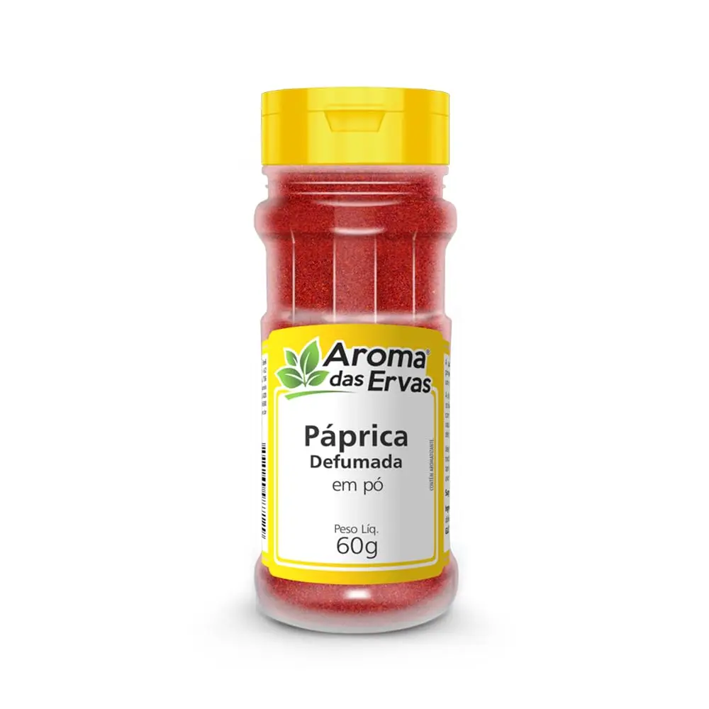 Páprica Defumada em pó 60g - Aroma das Ervas - 1