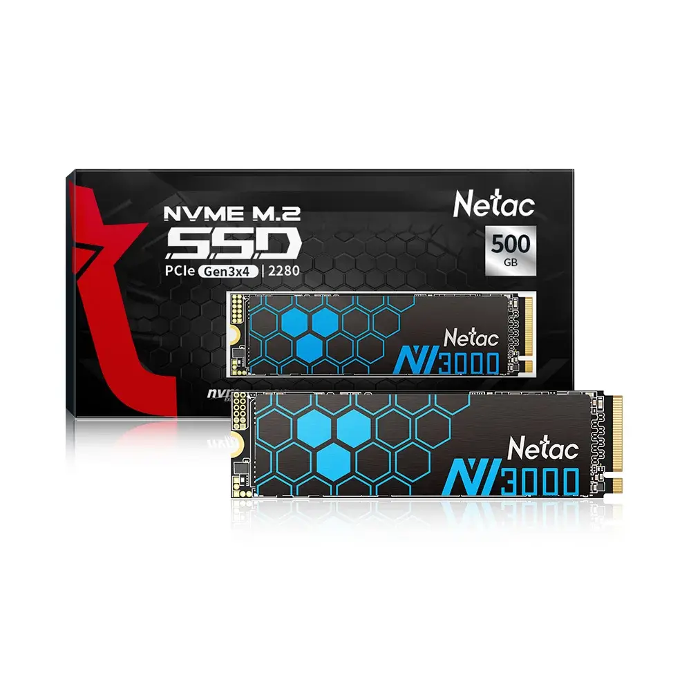 SSD Netac M.2 NVMe 2TB 1TB 3500MB/s, Disco Rígido Interno PCIe3.0 com Dissipador de Calor para Desktop e Laptop