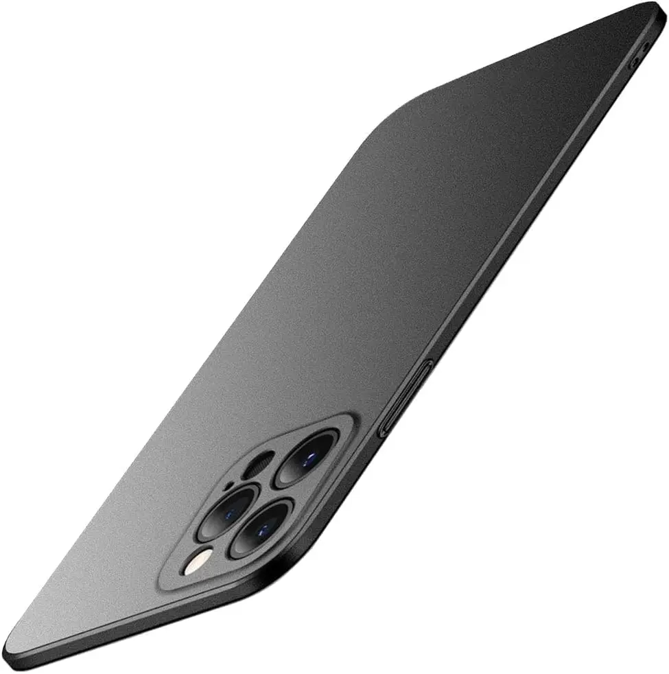 Capa Capinha Para iPhone 16 Pro Max Tela 6.9 Case Acr�lica Fosca Ultra Fina Premium (Preta)
