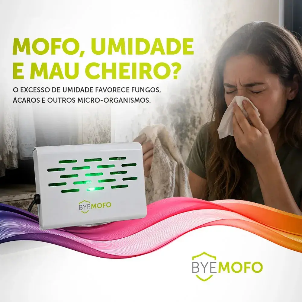 3 Aparelho Elétrico Anti Mofo Fungo Ácaros ByeMofo Legon Cor Branca thumbnail 2