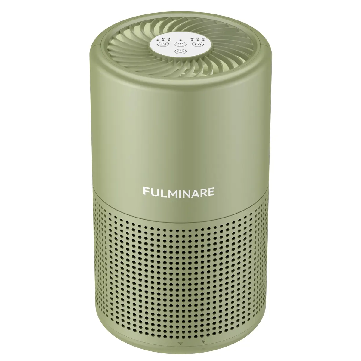 FULMINARE Purificadores de Ar para Casa e Quarto H13 HEPA purificador de ar, 3 velocidades, temporizador, 24dB, pequeno mini purificador de ar com luz noturna, verde sálvia