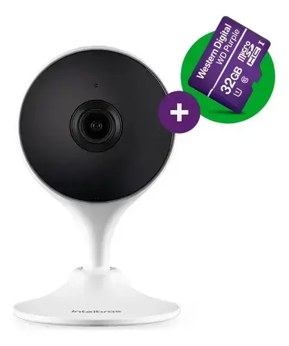 Câmera De Vídeo Wi-Fi Intelbras IM3 C MicroSD 32GB Branco - R$ 312,43