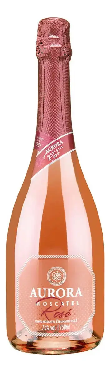Espumante Brasileiro Rosé Aurora Moscatel Garrafa 750ml
