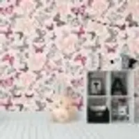 Papel de Parede Infantil Borboletas N3980 - 1