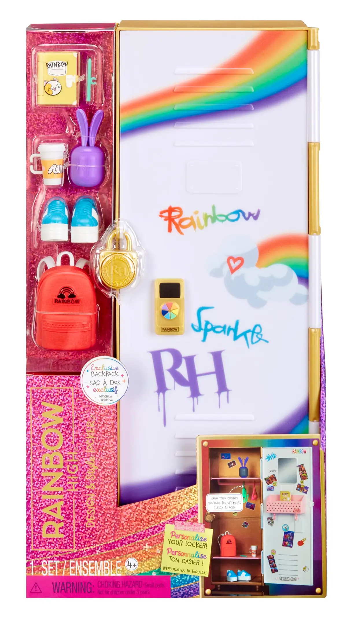 Rainbow High Locker Playset - 1