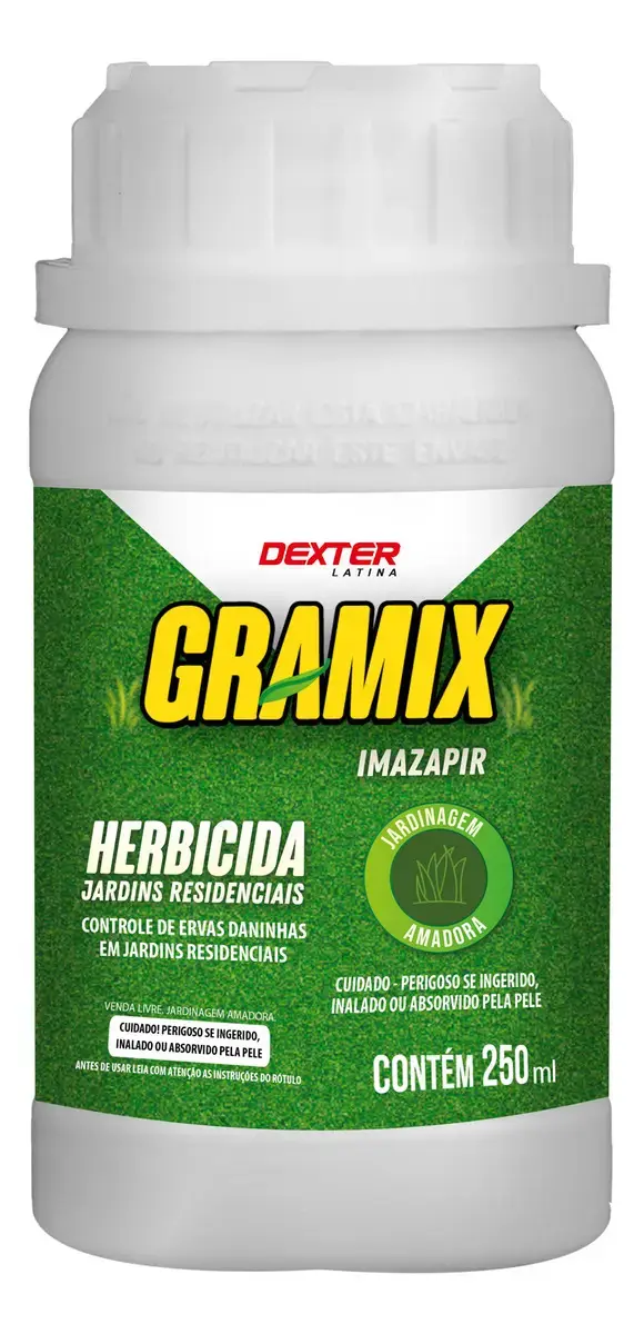 Herbicida Seletivo para Gramados Gramix Dexter 250ml Controle Ervas Daninhas
