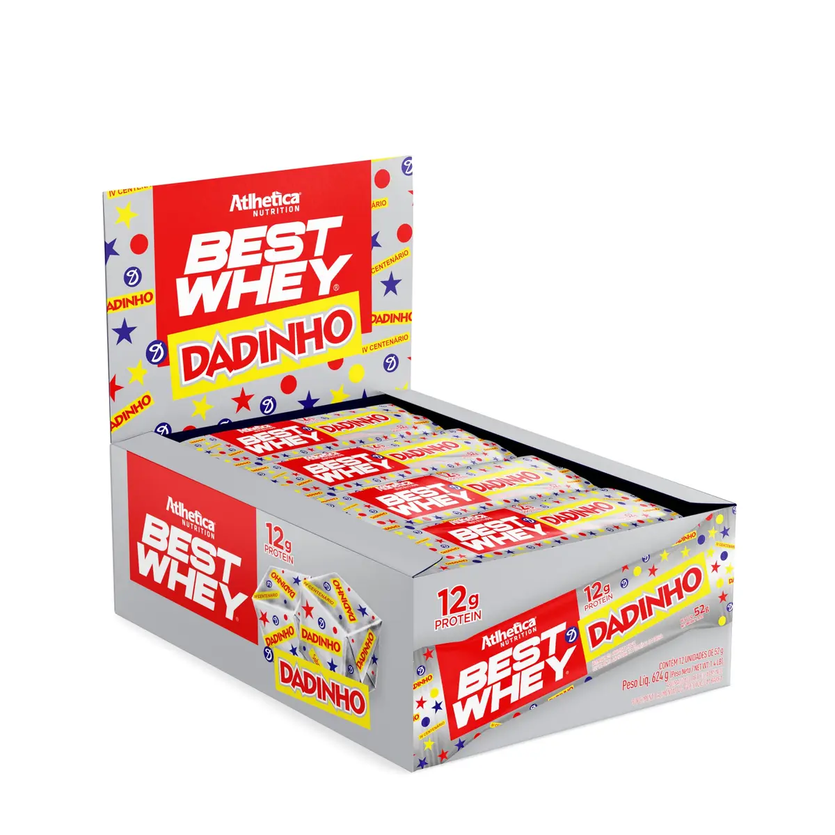 Best Whey Bar 624g (Display 12 unidades de 52g), Dadinho