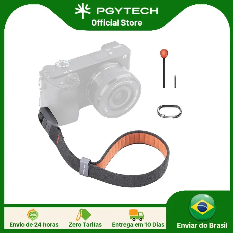 Alça de pulso para câmera PGYTECH Air, alça de mão ajustável para câmera de liberação rápida compatível com câmera DSLR ou sem espelho - 1