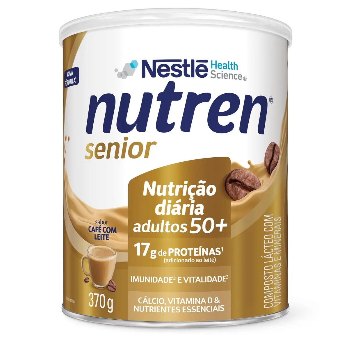 Nutren Suplemento Alimentar Senior Café Com Leite 370G