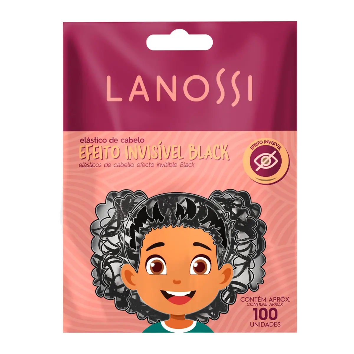 Elásticos de Silicone Lanossi, Preto