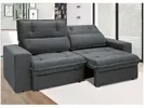 Sofá 3 Lugares Retrátil Reclinável Suede Palatino Linoforte - 1