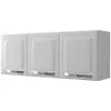 Armário Aéreo Triplo Itatiaia Rose com 3 Portas e 1 Prateleira - 105cm de largura - Branco - 1