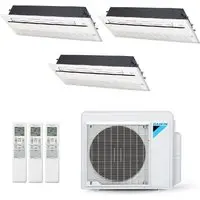 Ar-Condicionado Multi Split Inverter Daikin 24.000 BTUs (3x Evap Cassete 1 Via 9.000) Quente/Frio 220V